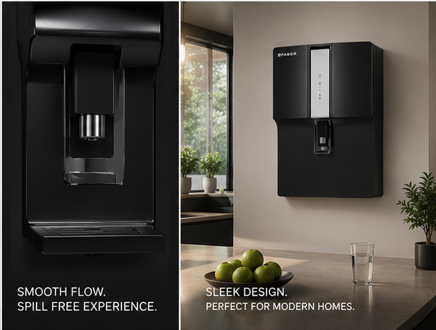 Faber XVU 8000 Soft Water Purifier | UV UF Alkaline | 8L